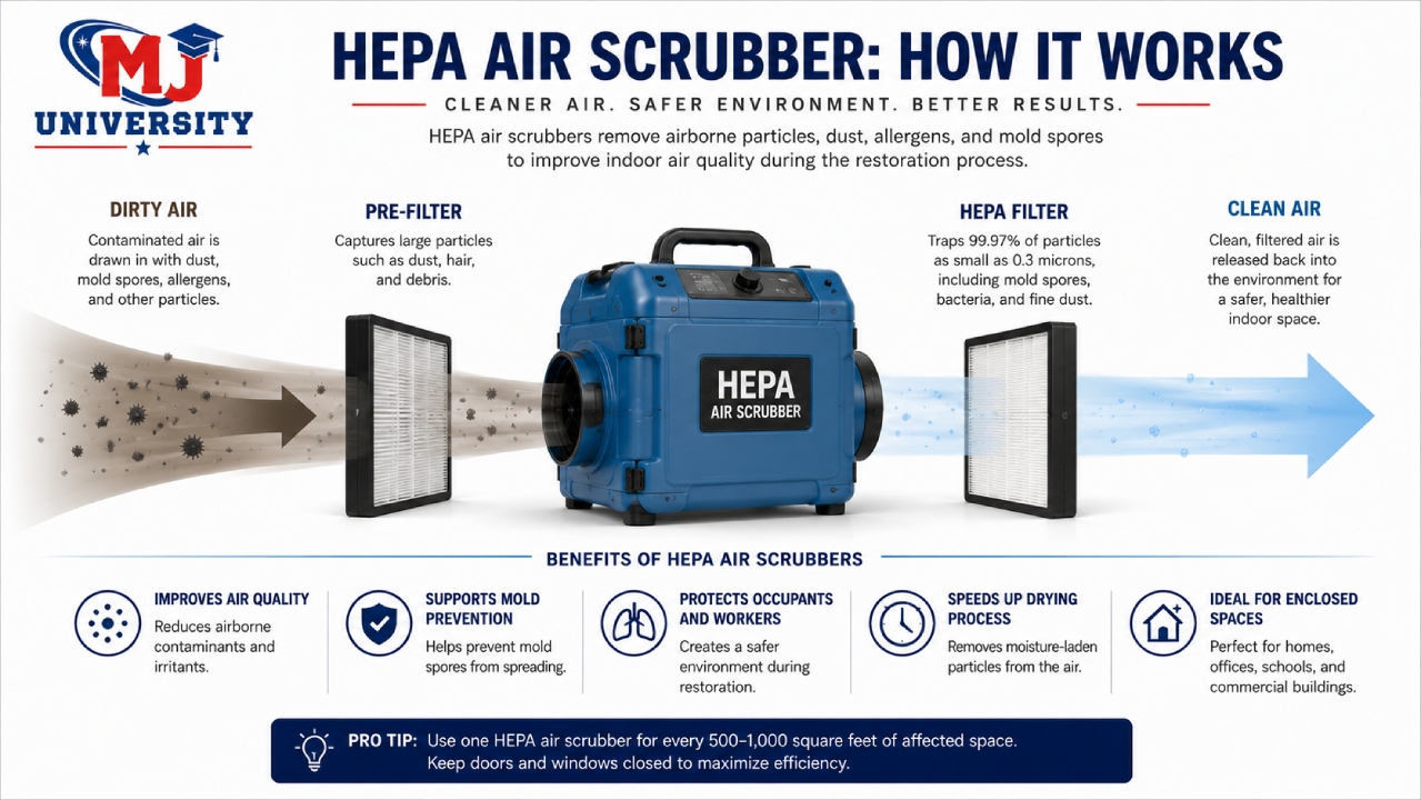 HEPA Air Scrubber Diagram