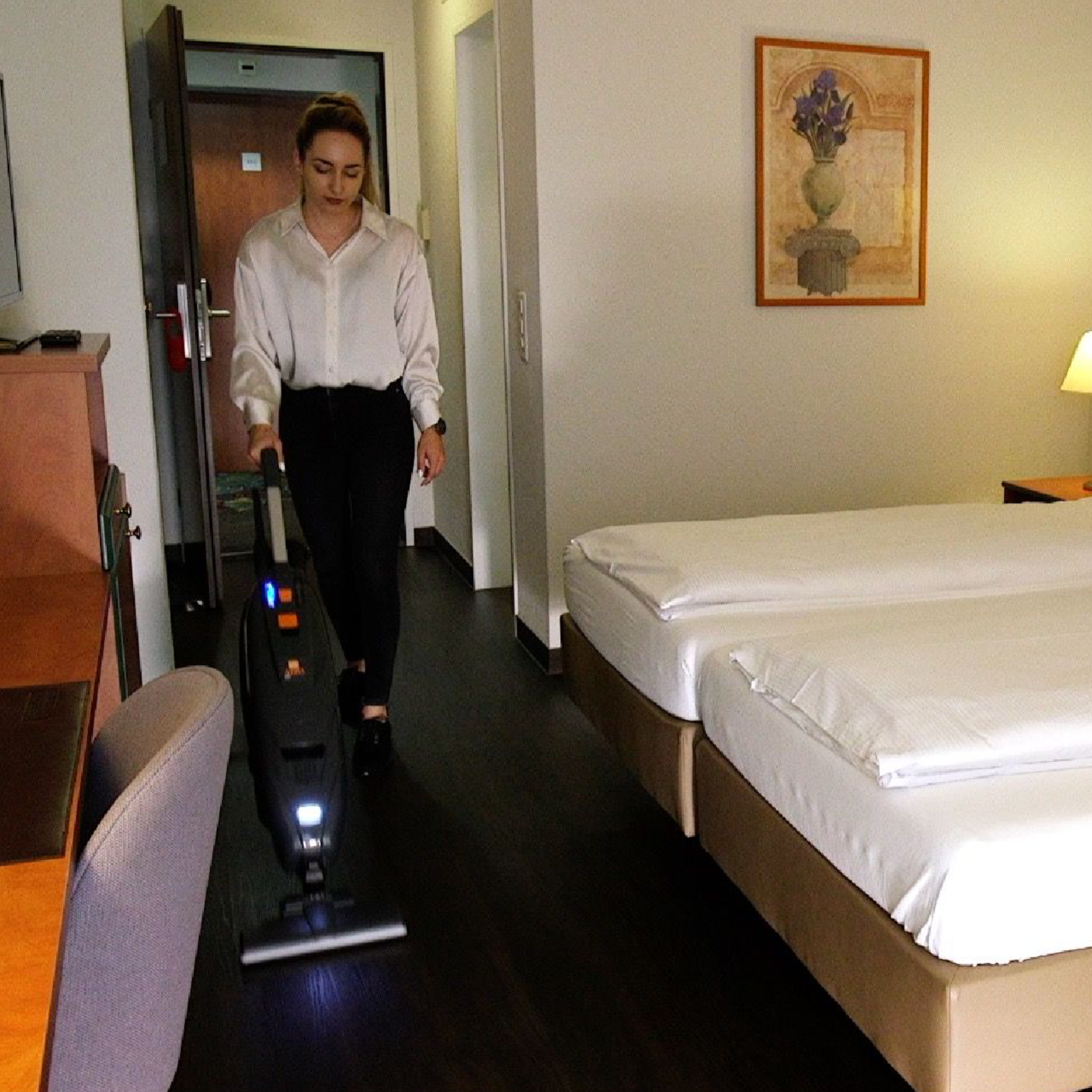 TASKI upright vacuum commercial cleaning